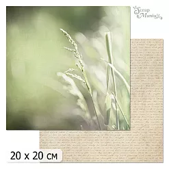 20х20 Бумага "Родная. Дизайн 1" (ScrapMania)