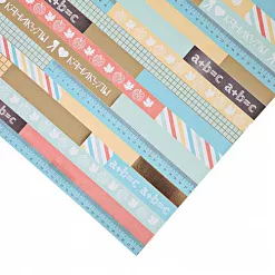 Бумага с фольгированием "Я люблю каникулы" (АртУзор) Бумага с фольгированием "Я люблю каникулы" (АртУзор)