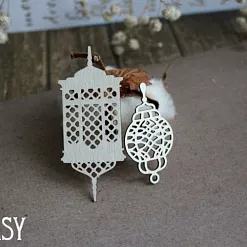 Набор украшений из чипборда "Фонарики 955" (Fantasy) Набор украшений из чипборда "Фонарики 955" (Fantasy)