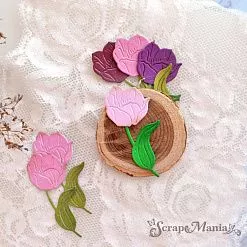 Нож "Весенний тюльпан. Цветок", 2,2х5,2 см (ScrapMania)