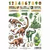 Скрап-карта А4 "Эра динозавров. Люблю покушать" (ScrapMania)