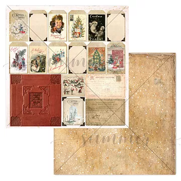 Бумага 30х30 см "Зимние забавы. Зимние моменты" (Summer Studio)