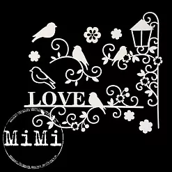 Набор украшений из чипборда "Летняя коллекция. Ретро" (MiMi Design)