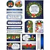 Скрап-карта А4 "Новогодние пожелания. Синие" (ScrapMania)