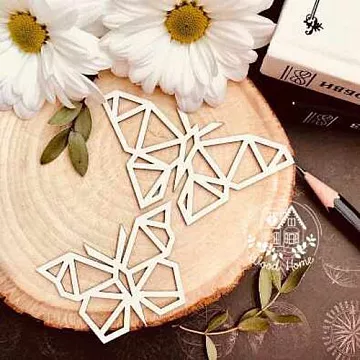 Набор украшений из чипборда "Озарённые светом" (WoodHome)