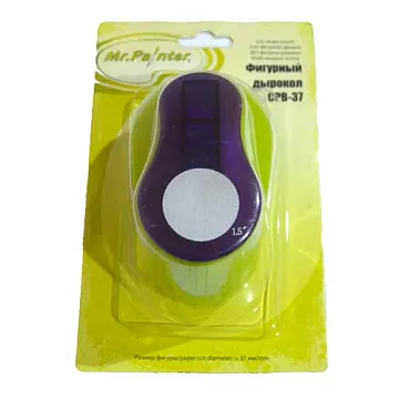 Дырокол 3,8 см "Круг" (Mr.Painter)