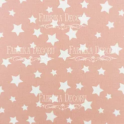 Отрез ткани 20х50 см "Розовые звезды" (Фабрика Декору) Отрез ткани 20х50 см "Розовые звезды" (Фабрика Декору)