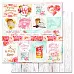 Бумага "Любовь начинается с кофе. Карточки" (ScrapMania)
