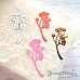 Нож "Снежная клюква. Большая", 4,5х7,5 см (ScrapMania)
