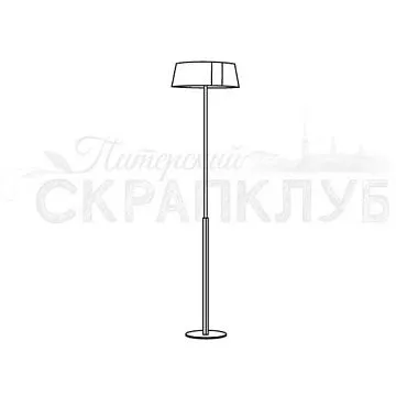 Штамп "Торшер", 7х1,8 (Скрапклуб)