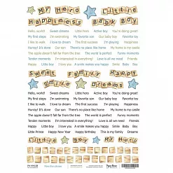 Бумага А4 "Мой сладкий мальчик. Вырезалки. More, than phrase" (PaperHome)