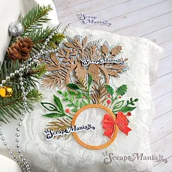 Нож "Ботанические рамки. Травинки", 8х10,2 см (ScrapMania)