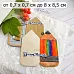 Нож "Школьная жизнь. Тег. Карандаш", 8х8,5 см (ScrapMania)