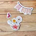 Набор высечек из бумаги "Варенье из одуванчиков" (ScrapMania)