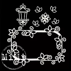 Набор украшений из чипборда "Ажур. Весенний" (MiMi Design)