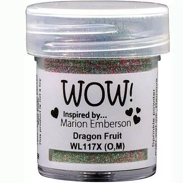 Пудра для эмбоссинга непрозрачная "Dragon Fruit. Драконий фрукт" (WOW)