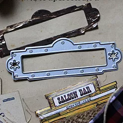 Нож "Ковбой. Рамка", 9,5х3 см (Scrapfriend)