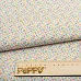 Отрез ткани 50х55 см "Нежная история. Цветы на белом " (Peppy)