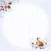 Бумага "Снежная клюква. Лисичка" (ScrapMania)