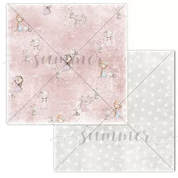 Бумага "Маленькая фея. Маленькие друзья" (Summer Studio)