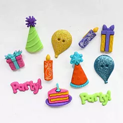 Набор пуговиц "Детский праздник" (Dress It Up)