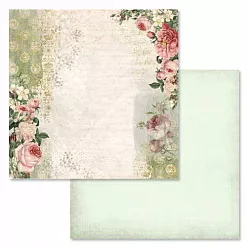 Набор бумаги 15х15 см "Сад герцогини", 12 листов (ScrapMania)