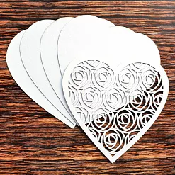 Заготовка для альбома "Ажурное сердце" (WoodHeart)