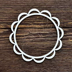 Украшение из чипборда "Круглая рамка 11" (ArtLines) Украшение из чипборда "Круглая рамка 11" (ArtLines)