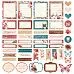 Набор бумаги 30,5х30,5 см "Багряный винтаж", 12 листов (ScrapMania)