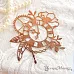 Нож "Часы с шестеренками и цепью", 8х8,7 см (ScrapMania)