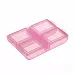 Контейнер прямоугольный, 4 секции, цвет розовый Контейнер прямоугольный, 4 секции, цвет розовый