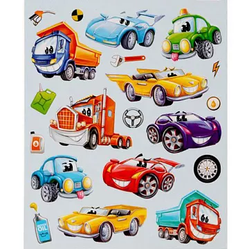 Наклейки 11х16 см "Крутые тачки" (АртУзор)