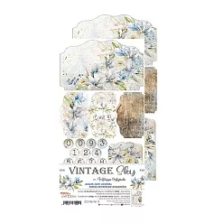 Набор бумаги 30х15 см "Vintage sky. Конверты. Для вырезания", 12 листов (CraftO'clock)