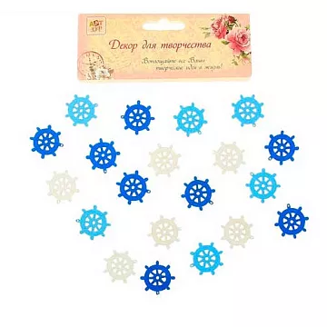 Набор деревянных украшений "Штурвал" (АртУзор)