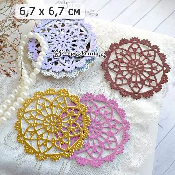 Нож "Салфетка. Подсолнух", 6,7 см (ScrapMania)