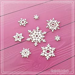 Чипборд "Набор снежинок" (СкрапМагия) Чипборд "Набор снежинок" (СкрапМагия)