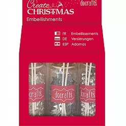 Набор бисера и пайеток "Рождество. Серебряные звездочки" (DoCrafts)