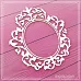 Чипборд "Ажурная овальная рамка", 9х10,6 см (СкрапМагия)