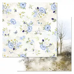 Набор бумаги 30,5х30,5 см "Небесная роса", 12 листов (ScrapMania)
