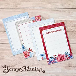 Набор карточек "Снеговички", 16 шт (ScrapMania)