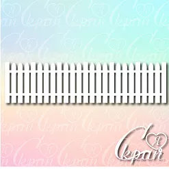 Чипборд "Забор 6" (LeoMammy)