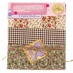 Набор отрезов ткани 30х40 см "Весеннее настроение" (АртУзор)