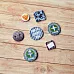 Набор цветного чипборда "Армейский альбом" (ScrapMania)