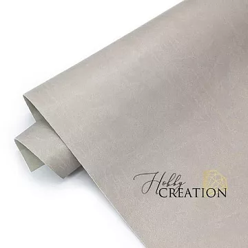 Отрез экокожи 50х70 см "Переплетный. Vivella. Серо-розовый" (HobbyCr)