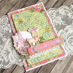 Набор бумаги 30,5х30,5 см "Новогодняя рапсодия", 6 листов (ScrapMania)