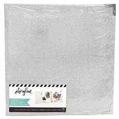 Альбом 30х30 см "Silver glitter" (Heidi Swap)