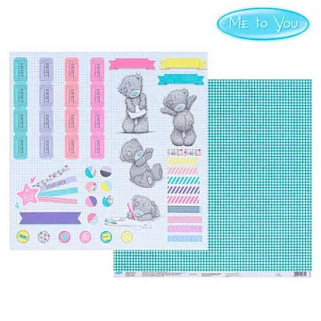 Бумага "Me to you. Счастливый билет. Прекрасные слова" (АртУзор)