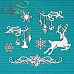 Набор украшений из чипборда "Новогодний декор" (CraftStory) Набор украшений из чипборда "Новогодний декор" (CraftStory)