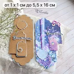 Нож "Конверты. Закладка с ярлычками и бирками", 5,5х16 см (ScrapMania)