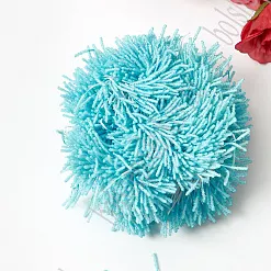 Тычинки сахарные "Двусторонние мелкие. Голубые", 6 см, 200 шт